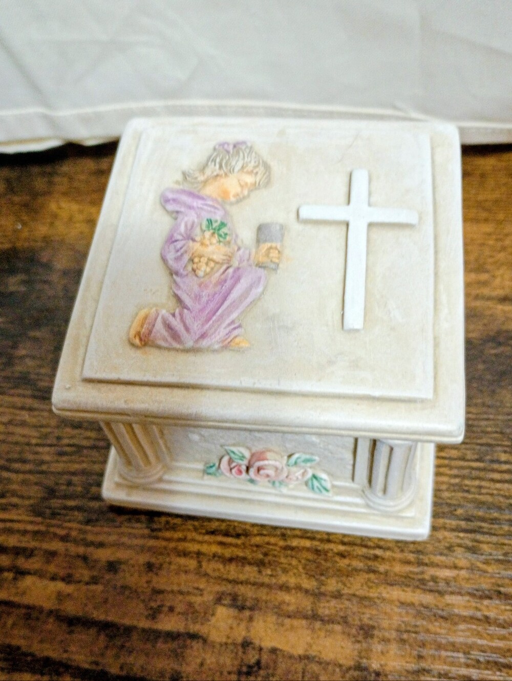 Trinket Box Little Girl Praying
